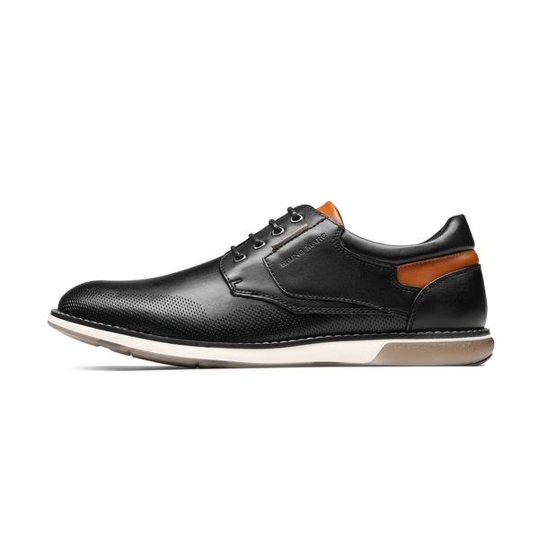 Men's Modern Casual Oxford Shoes - BLACK - 2
